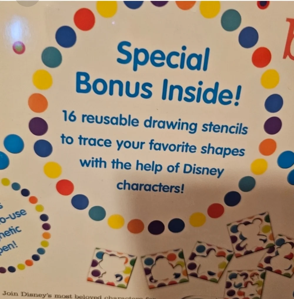 Disney Baby Read & Doodle - Learning resources for kids, a magnetic drawing pad